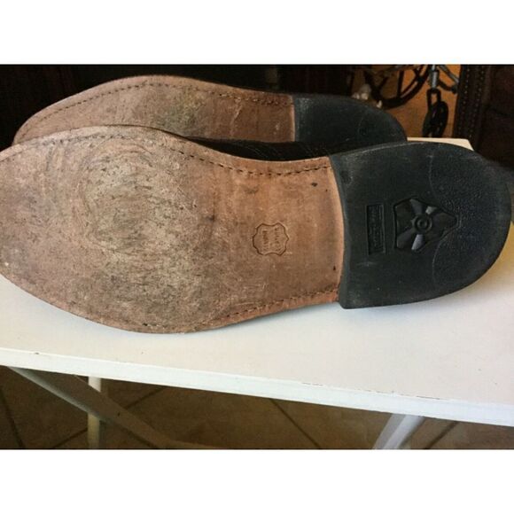 EXECUTIVE IMPERIALS lace up leather  oxfords 9 E4 - Picture 4 of 5